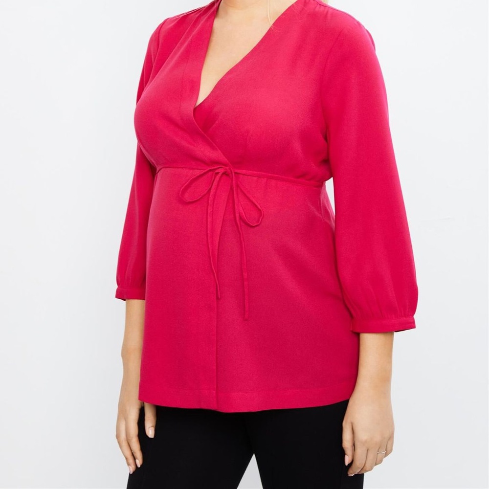 MOTHERHOOD | Faux Wrap Top